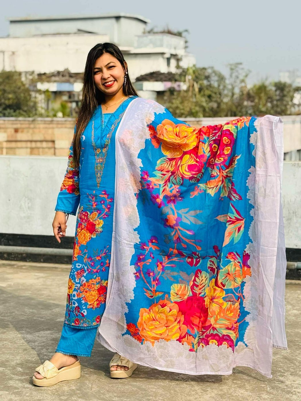Blue Floral