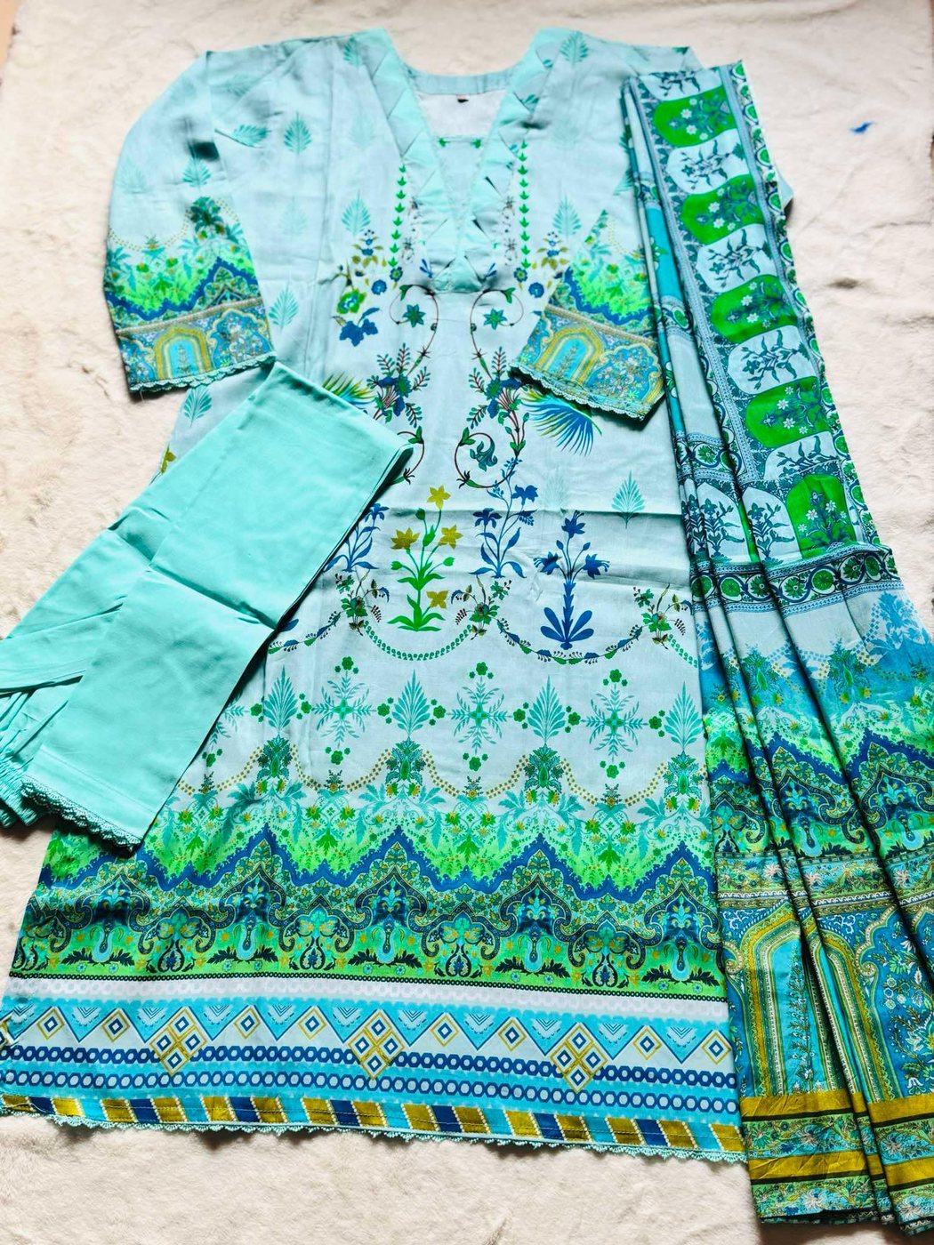 Green Floral