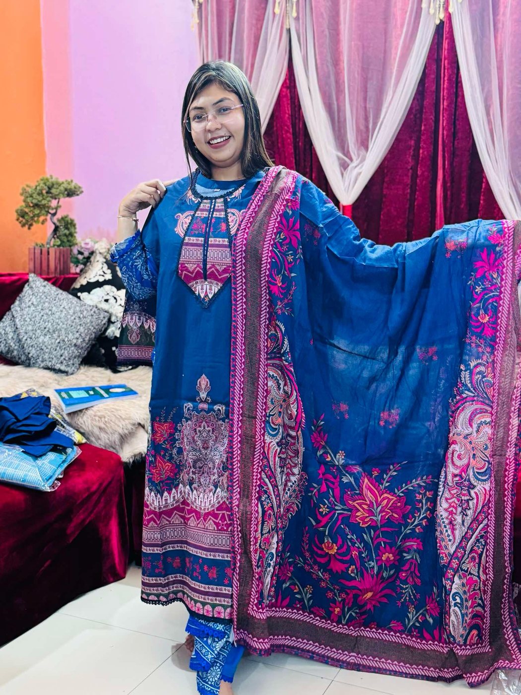 Blue Pink