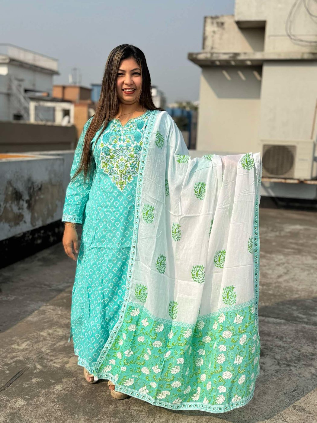 Firoza gol frock