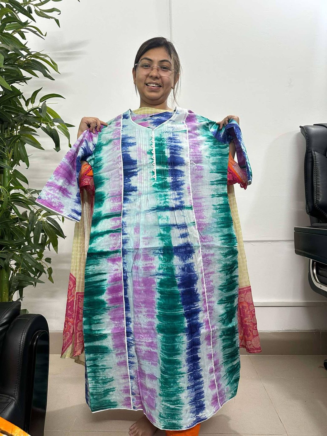 Rainbow Batik Kurti