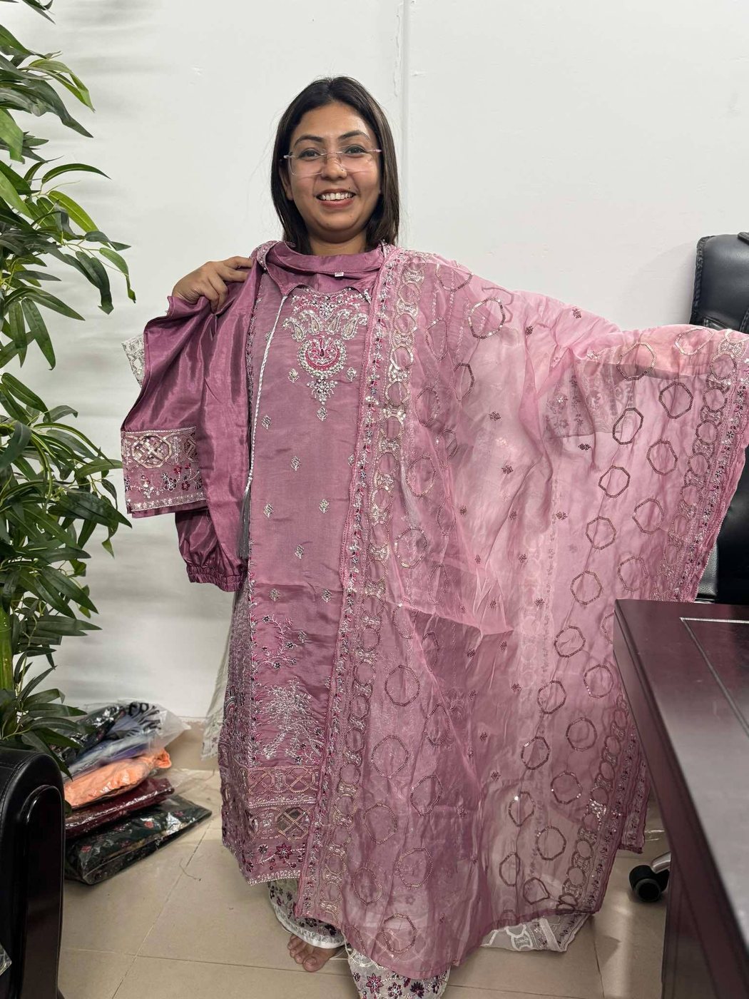 Moov Pink Party Dress