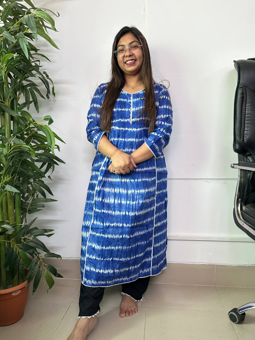 Batik Pocket Kurti