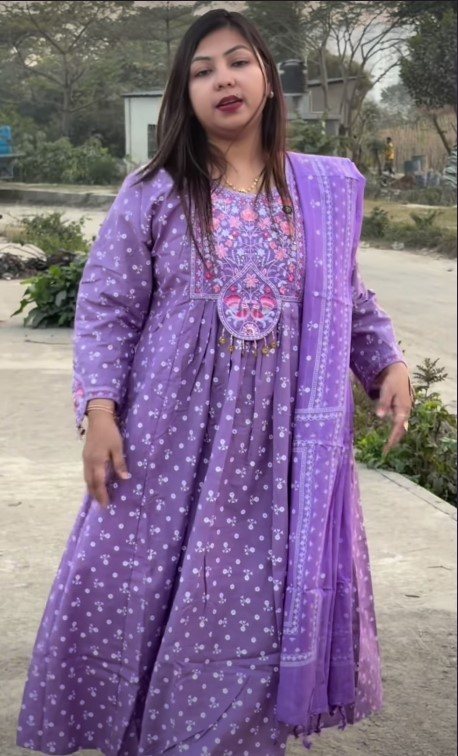 Gaun (Lavender)
