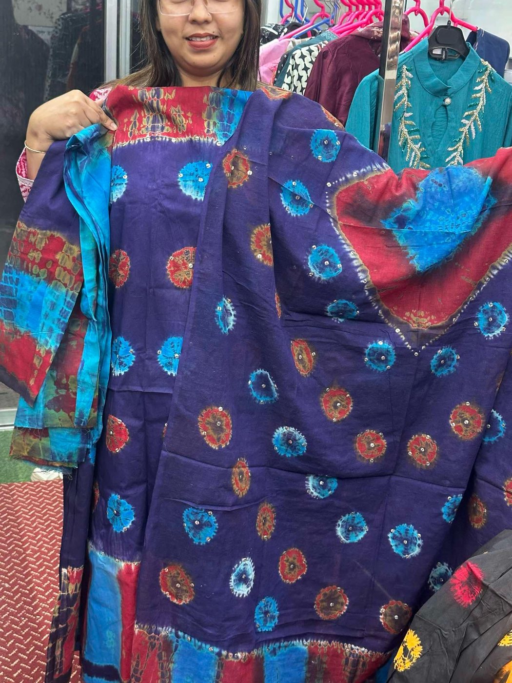 Batik Blue Chundri