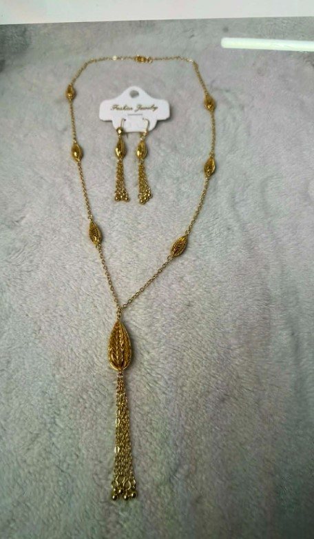 Chain and Ear Ring Combo