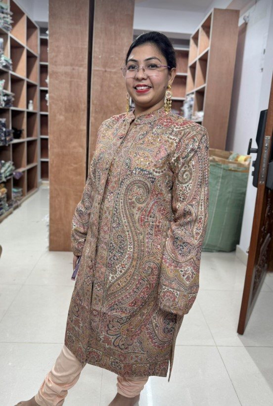 Kashmiri Kani Overcoat
