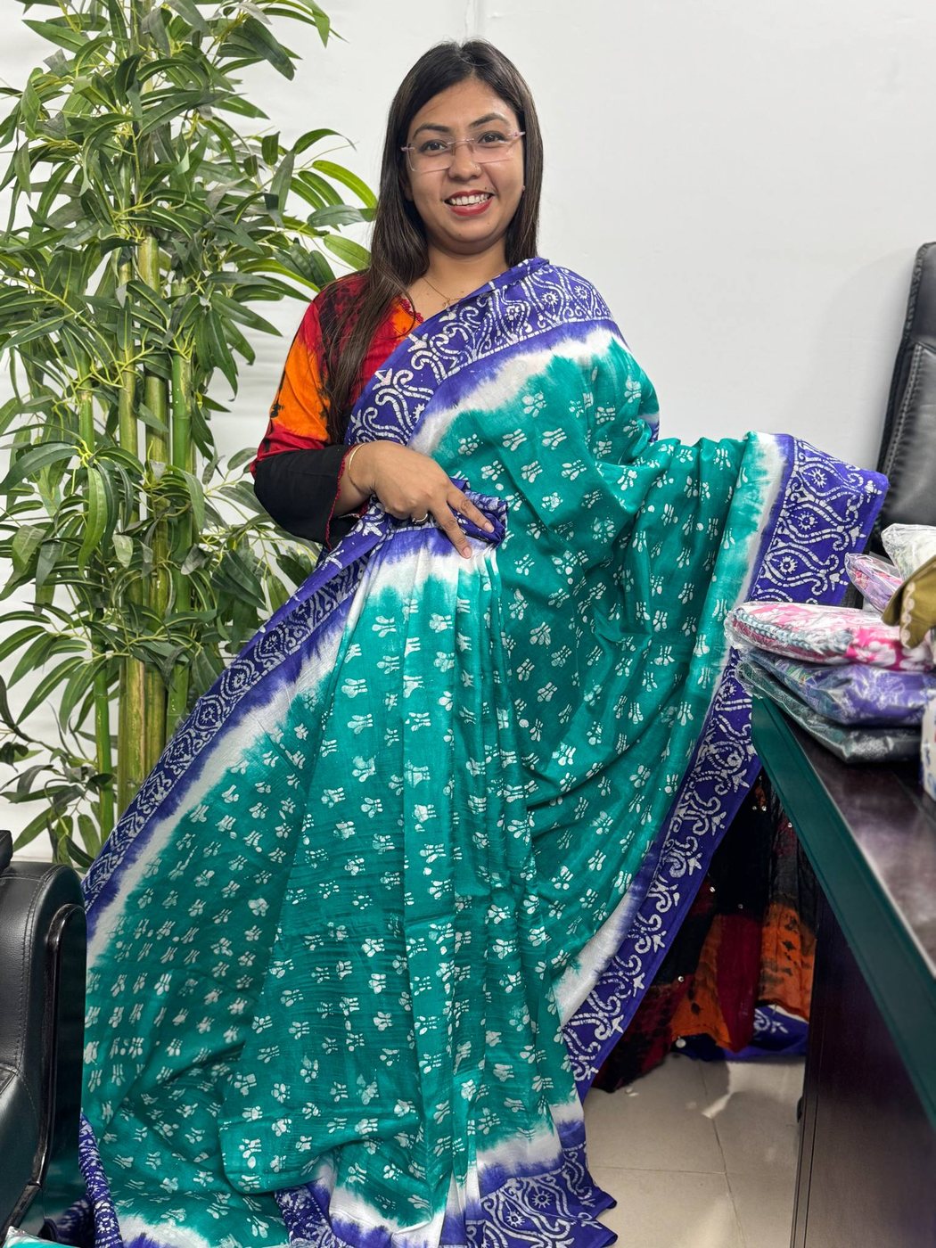 Silk Batik Saree
